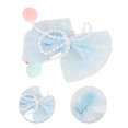 thumbnail image 3 of Ofertas Únicas 8 piezas de clips para el cabello en forma de flores y lazos para niñas color azul claro, 3 of 3