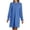 Blue, variant on ChaoHeng Casual Dresses for Women under $15 Dresses Long Sleeve Elegant Women Casual Fashion Solid Embroidered Furball Loose Long Sleeve Round Neck Dress