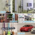 thumbnail image 5 of VIVEFOX Mop and Broom Holder Wall Mount, Heavy Duty Broom Holder, Wall Mounted Tool Organizer, 5 of 6