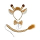 thumbnail image 4 of Conjunto de diadema con orejas de jirafa, pajarita y cola para disfraz, accesorios de cosplay para adultos y niños. Sin guantes, 4 of 9