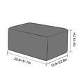 thumbnail image 3 of 2024 Elastic Storage Ottoman Slipcovers Checked Rectangle Footrest Sofa Cover Washable Removable Footstool Protector, 3 of 6