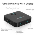 thumbnail image 2 of Receptor y Transmisor Seitruly ABS Bluetooth 4 para Audio inalámbrico USB AUX, 2 of 6