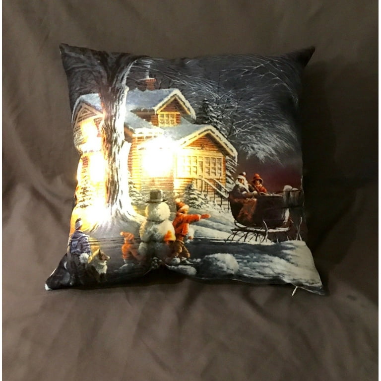 Christmas light up cushions hotsell