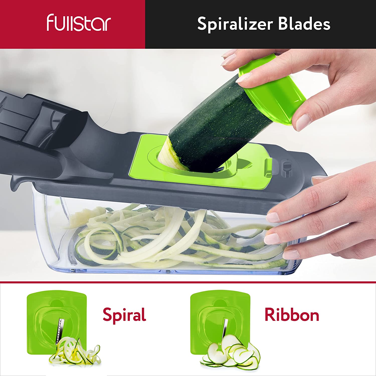 Fullstar 4-Blade Vegetable Chopper with Container photo 3