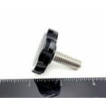 thumbnail image 6 of 3/8" x 1" Thumb Screw Bolts Black Round 6 Point Rosette Clamping Knob Plastic Cap Stainless Steel 3/8"-16 Standard Thread, 6 of 7