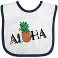 thumbnail image 3 of Inktastic Aloha- with Pineapple Boys or Girls Baby Bib, 3 of 4