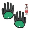 thumbnail image 2 of Guantes de Pesca Kusrkot A Prueba de Pinchazos Mujeres Gancho de Aluminio Negro, 2 of 6