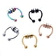 thumbnail image 3 of Piercing nariz falso en forma de U, aro cadera, tabique roca, imán acero inoxidable, joyería para cuerpo, 3 of 4