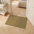 thumbnail image 2 of ODIKA 2'x3' Ultra-Soft Accent Mat, Tone Boho Geometric Interlocking Faded Symmetrical Terracotta None Washable, Bare feet friendly, Easy Care Indoor rug for Bedside, Footrest, 2 of 7