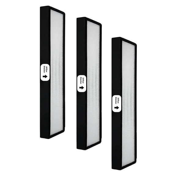 Nispira F1701HE True HEPA Replacement Filter for Hunter F1701HE/21 and 30613 Fits HT1701 HT1701BB F1701HE/PM 30100 30100B 30100W Air Purifiers. 3 Pack