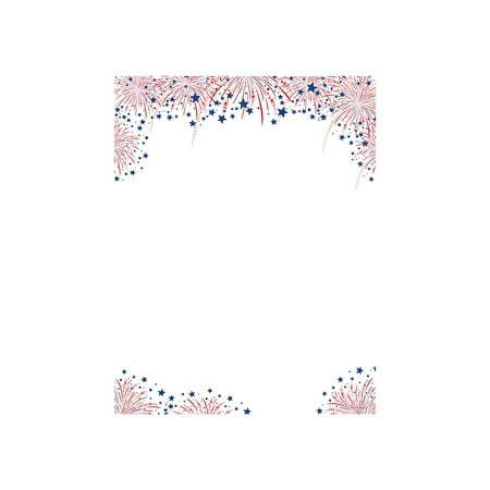 UPC: 0601952190520 | Great Papers! Fireworks Patriotic Letterhead Multicolor 80/Pack (2019052)