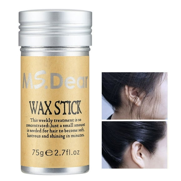 Hair Wax Stick, Wax Stick for Hair Wigs, Make Hair Neat Long Lasting Keep Temporary Hair Styling Product for Anti Edge Frizz Hair Small Broken Hair Fine Hair Finishing Stick
