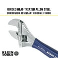thumbnail image 2 of Klein Tools 8In Wide Jaw Adjustable Wrench, 2 of 8