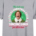 thumbnail image 3 of ELF - Christmas Singing  - Women's Oversized T-Shirt, 3 of 5