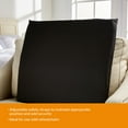thumbnail image 3 of McKesson Foam Back and Lumbar Support Cushion, Black - 18 in x 17 in, 4 Ct, 3 of 8