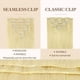 thumbnail image 4 of - Extensiones de cabello humano real natural con clip, cabello Remy para mujeres, 14 pulgadas, 3,88 oz (110 g), 7 piez, 4 of 5