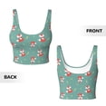 thumbnail image 6 of Sports Bra For Women, Wheaten Fox Print Sports Bras For Women High Support, Workout Tank Tops Woman With Removable Cups, 6 of 8