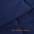 thumbnail image 3 of Kelnaro Premium Twin Duvet Insert, Down Alternative Comforter with Corner Tabs, Navy Blue, 3 of 6