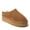 Chestnut, variant on Fireside by Dearfoams Women's Queenstown Genuine Shearling Platform Clog Slipper