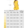 thumbnail image 3 of Chiclily Women's Summer Casual T-Shirt Dress - Short Sleeve Crisscross V-Neck Swing A-Line Tunic Sundress with Pockets, Leaves Green Size S, 3 of 6