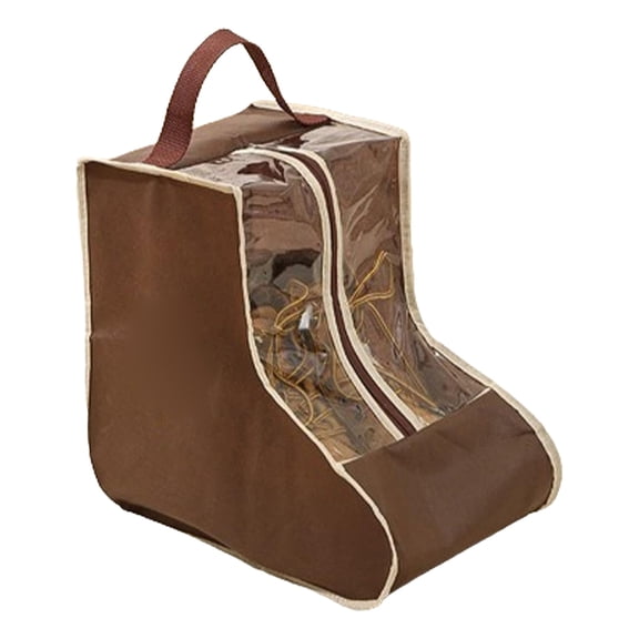 Boot Storage Bag ,Portable Short Boots and Tall Boots Storage/Protector Bag,Shoe Dust Bags,Shoe Sleeves for Travel,Clear Boots Cover,Shoes Packing Organizers for Men and Women Sneakers(BW1)