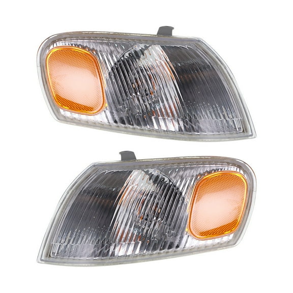 LABLT Pair Left and Right Corner Amber Turn Signal Lights for 1998-2000 Toyota Corolla