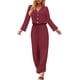 thumbnail image 1 of Top con cuello en V para mujer, conjunto de pantalón y top para mujer, conjunto de pantalón y pieza para mujer, pantalones con cierre de cordón para mujer, el mejor de su clase, 1 of 4