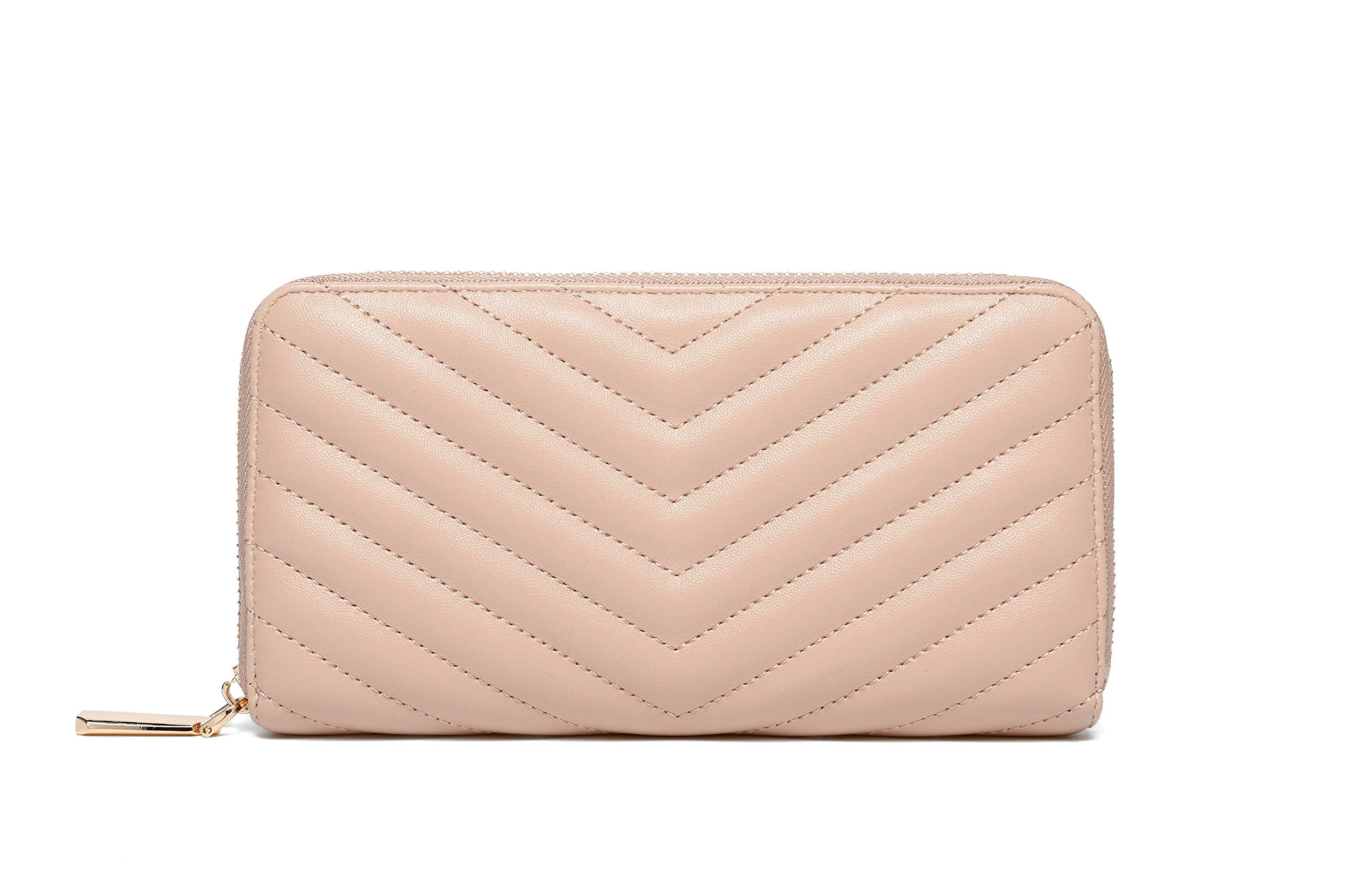 Daisy Rose Women’s Zip Around Wallet and Phone Clutch with RFID