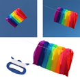 thumbnail image 3 of serony Large Rainbow Kite and 9.84ft Flying Line for Outdoor Games Activities C, 3 of 8