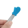 thumbnail image 5 of Mini Food Tongs 14cm Gloves Shape Stainless Steel with Silicon Tips, Blue, 5 of 6
