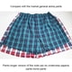 thumbnail image 5 of Jumpingount Ropa interior de hombre Bóxer tejido Pantalones cortos masculinos Suavidad transpirable al tacto Comodidad Ropa de dormir lavable Ropa interior azul medio XXXL Jumpingount AP018635-20, 5 of 6