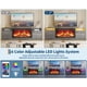 thumbnail image 5 of QinaQin Mueble para TV con gabinete de almacenamiento para pantallas de hasta 55 pulgadas, compatible con chimenea eléctrica de 36 pulgadas, color negro, 5 of 7