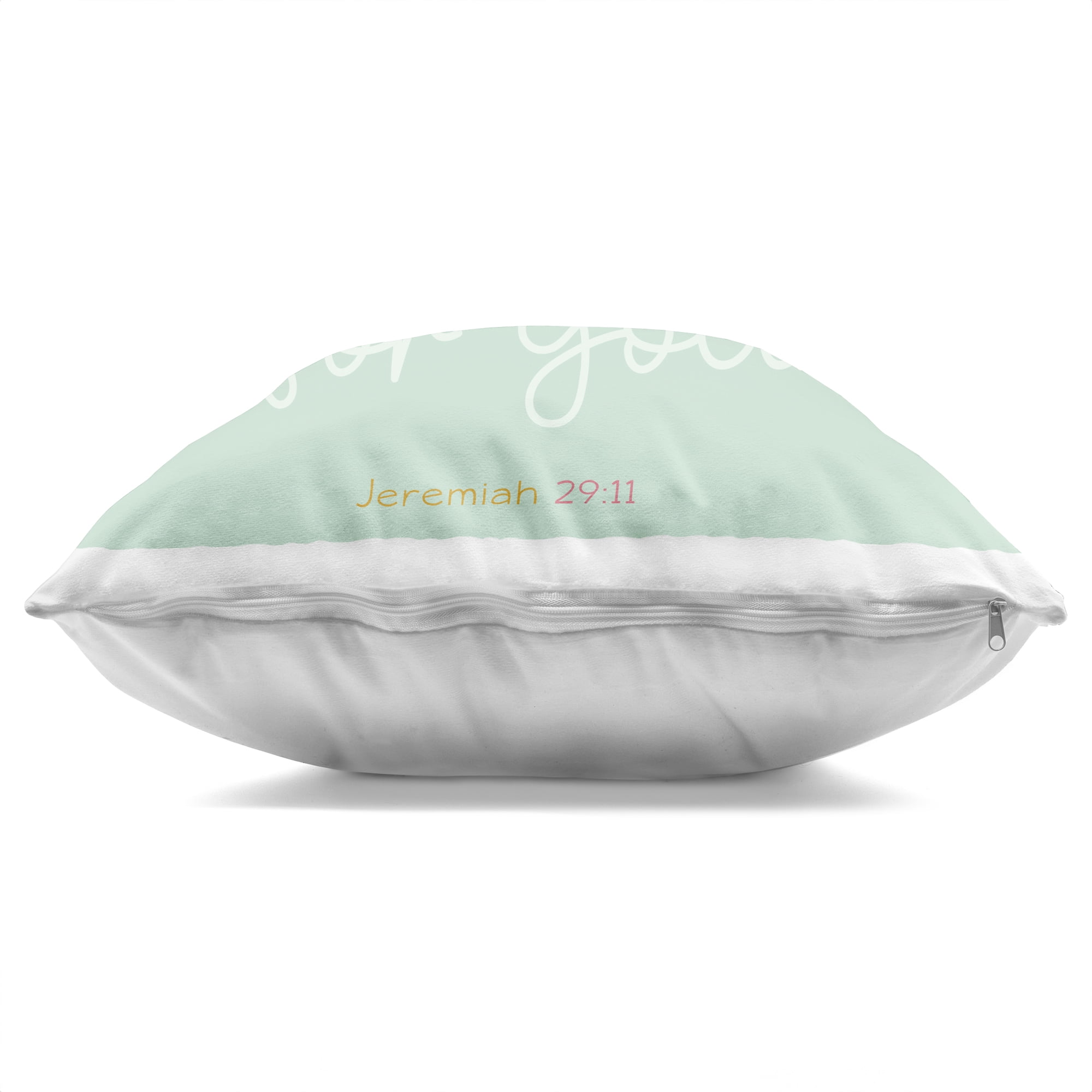 Stupell Industries Green God's Plans For You Decorative Printed Throw Pillow, design by SD Graphics Studio