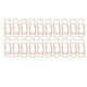 thumbnail image 5 of Clips de bolígrafo de Metal de 20 piezas, soporte de bolígrafo de libro de oro rosa duradero de sujeción fuerte de Metal resistente para reuniones escolares de oficina, 5 of 5