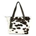 thumbnail image 3 of Genuine leather hair on cowhide women's Tote bag, 3 of 11