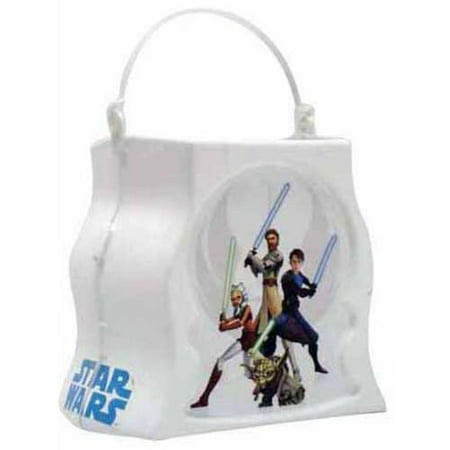 Star Wars The Clone Wars Trick-or-Treat Halloween Candy Pail Halloween Costume Accessory