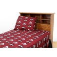 thumbnail image 2 of Mississippi State Bulldogs 100% cotton, 4 piece sheet set - flat sheet, fitted sheet, 2 pillow cases, Full, Team Colors, 2 of 3