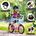 thumbnail image 2 of Kids Helmet Set for Boys Girls, Adjustable Helmet with Knee and Elbow Pads Wrist Guards, Protective Sports Gear Set for Cycling Riding, Black, 2 of 8