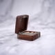 thumbnail image 1 of Mr & Mrs Brown Wedding Ring Box With Magnetic Retro Wood Ring Bearer Rustic Wooden Vintage Ring Holder, 1 of 2