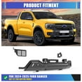 thumbnail image 2 of Front Bumper Compatible with 2024 2025 Ford Ranger,Heavy Duty Steel Bumper with Winch Plate, 2 of 10