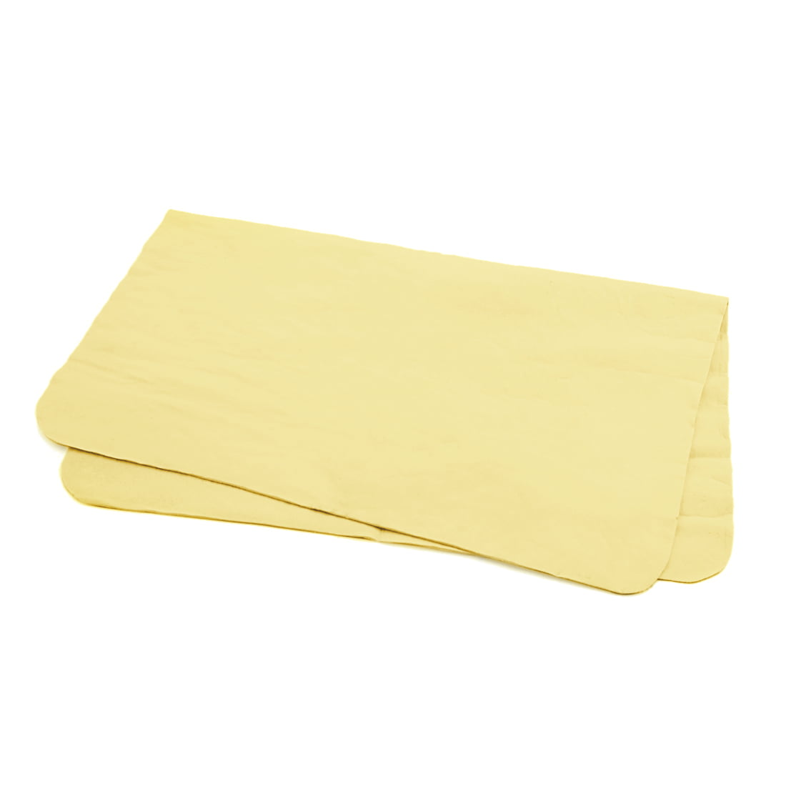 Yellow Synthetic PVA Absorber Chamois Shammy Towel Cloth 27" X 17" 