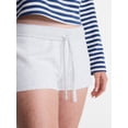 thumbnail image 4 of No Boundaries Ribbed Waistband Fleece Shorts, 2" Inseam, Women’s XXS-XXL, 4 of 5