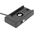 thumbnail image 4 of Cubierta del interruptor Placa adaptadora de hebilla de batería con enchufe de 7,4 V CC 5,5 de 2,1 mm para la serie NP-F, 4 of 7