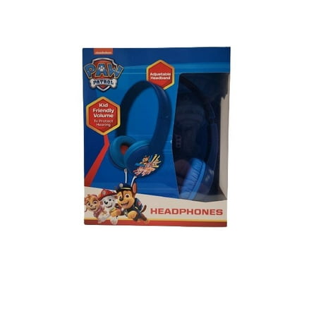 Paw Patrol Kid Friendly Over the Head Wired Headphones