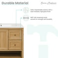 thumbnail image 4 of Chateau 36" Bathroom Vanity in Natural Oak, 4 of 15