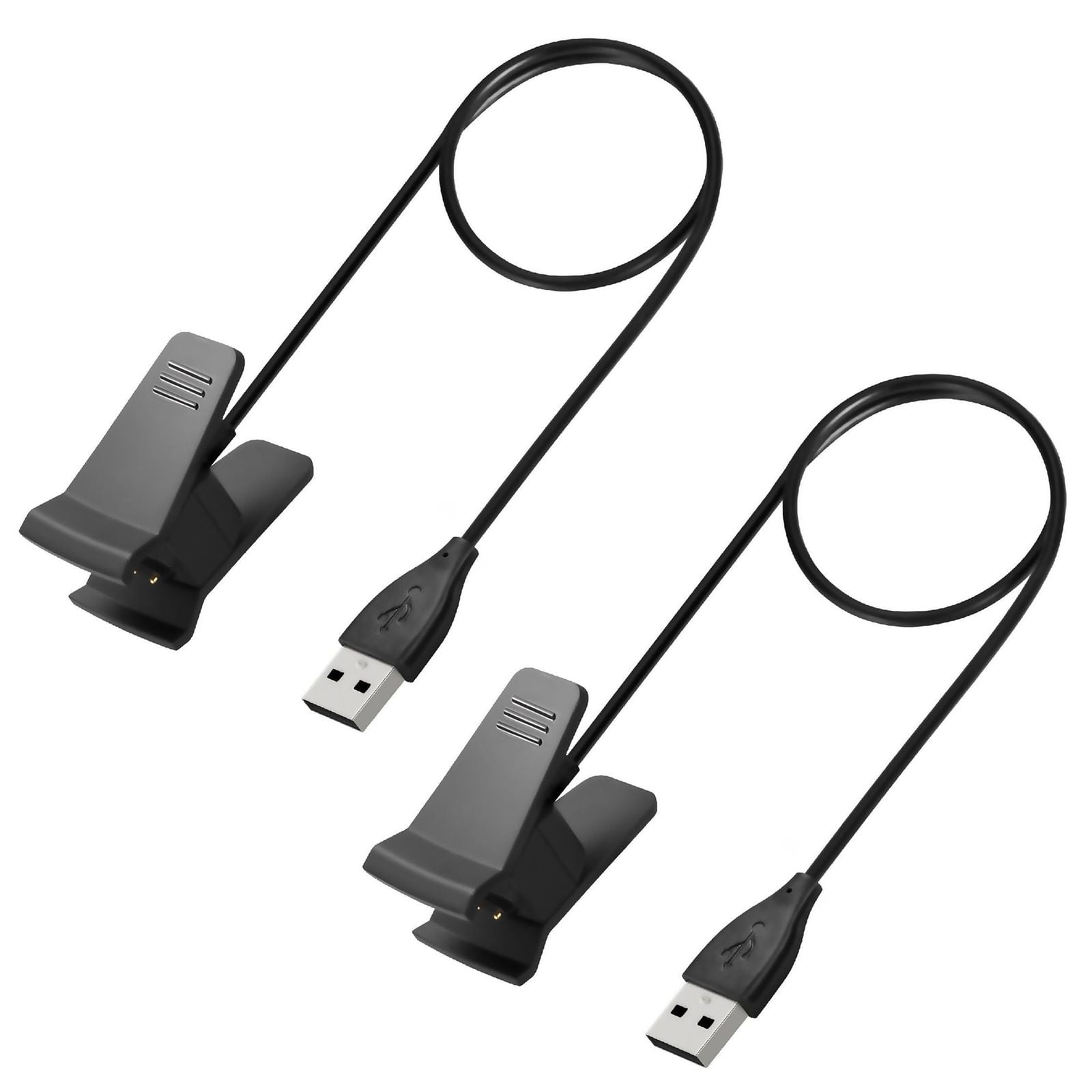 Fitbit Alta HR Charger with Reset Function Replacement USB Charger Charge 2 Pcs 