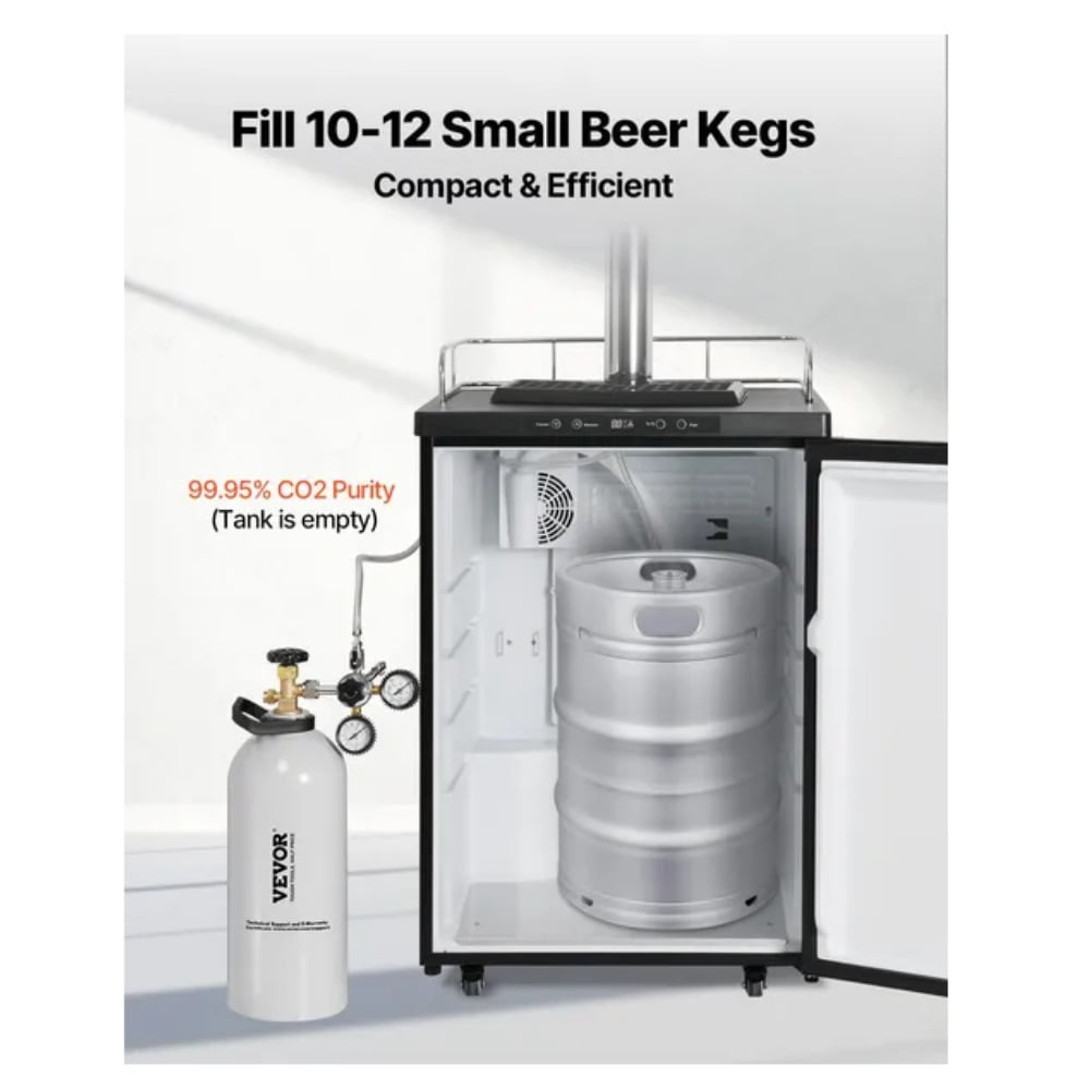 New 10 Pound Aluminum CO2 Gas Cylinder Tank | CGA320 Valve | DOT Approved | for Beverage Dispensing & Carbonation