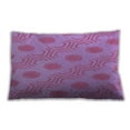thumbnail image 1 of Ahgly Company Patterned Indoor Rectangular Violet Purple Lumbar Throw Pillow, 13 inch by 19 inch, 1 of 5