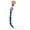 DarkBlue, variant on BESTSKY Pacifier Chain,Secure Design Pacifier Clip Chain,Comfortable Use Teething Toy,Brown