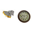 thumbnail image 4 of Manta de punto a rayas, suave y cálida, estilo rústico, ideal para decorar el hogar. Perfecta para dormitorio, sofá, cama, silla o como reloj de pared, 4 of 7